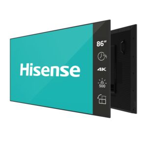 HISENSE 86DM66D 86 UHD DIGITAL SIGNAGE 500NIT 24 X 7 ANDROID 11 PANEL