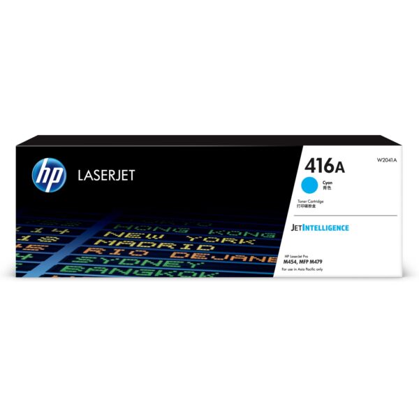 HP 416A CYAN LASERJET TONER CARTRIDGE 2.1K