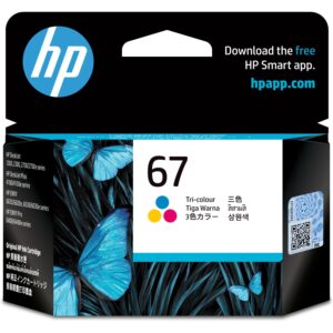 HP 67 TRI-COLOR ORIGINAL INK CARTRIDGE 100 PAGE YIELD