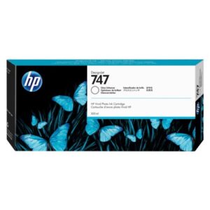 HP 747 Gloss Enhancer DesignJet Ink Cartridge for Z9 Printer Series 300mL