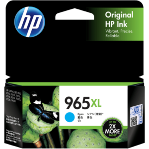 HP 965XL Original Ink Cartridge for OfficeJet Pro 9010/9020 Printer Series 1600 Pages Yield Cyan