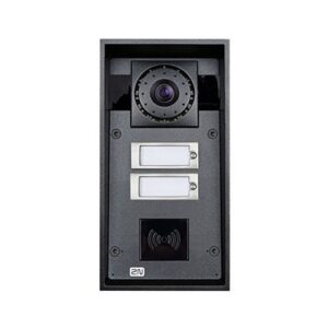 IP FORCE INTERCOM SYSTEM 2 BUTTONS WIDE-ANGLE HD CAMERA RFID CARD READER 10W SPEAKER