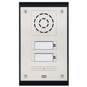 IP UNI INTERCOM 2 BUTTONS 1W SPEAKER INTEGRATED MICROPHONE FULLY BACK-LIT