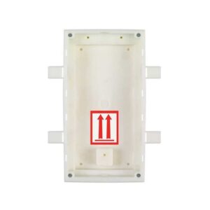 IP VERSO FLUSH MOUNT BOX FOR INSTALLATION IN WALL 2 MODULES 108 X 238 X 45MM