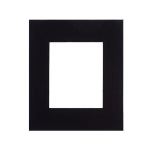 IP VERSO FLUSH MOUNT FRAME FOR INSTALLATION IN WALL 1 MODULE BLACK 130 X 153 X 5MM