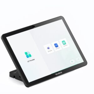 The Yealink CTP25 is a collaboration touch panel that can be paired with Yealink’s new generation video conference solutions