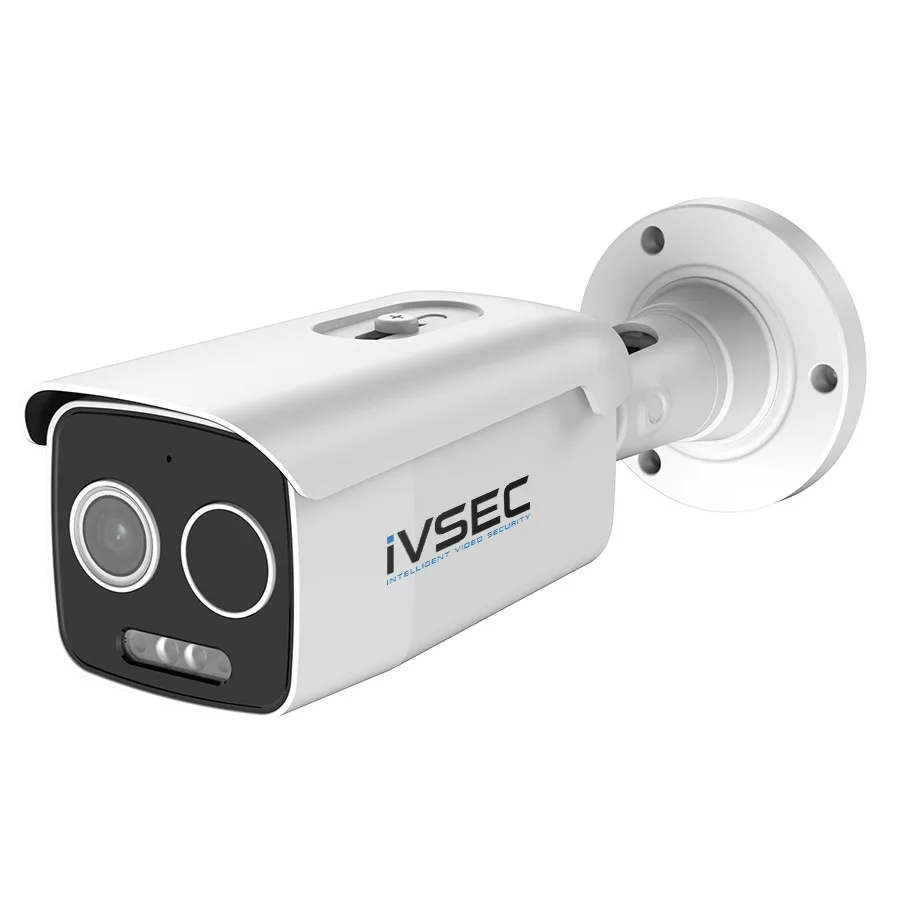 IVSECIVSEC THERMAL BULLET IP CAMERA  5MP 3.2MM FIXED LENS 25FPS BI-SPECTRUM ADV DETIP Thermal Infrared