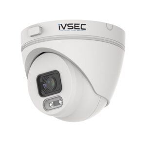 IVSEC TURRET IP CAMERA 4MP 2.8MM FIXED LENS 25FPS POE IP66 30M IR MIC