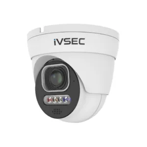 IVSECIVSEC TURRET IP CAMERA 8MP 2.8MM-12MM MOTORISED LENS 25FPS POE IP66 ADV DETIP Integrated Dome