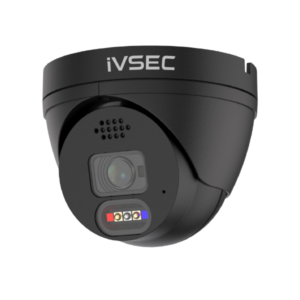 IVSEC TURRET IP CAMERA 8MP 2.8MM FIXED LENS 25FPS POE IP66  ADV DET ADV IVS BLACK