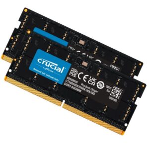 Crucial 96GB (2x48GB) DDR5 SODIMM 5600MHz CL46 Notebook Laptop Memory