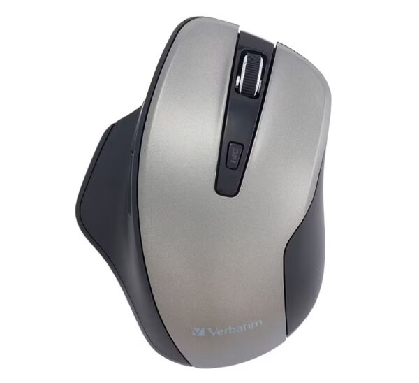 Verbatim Silent Ergonomic Wireless Blue LED Mouse