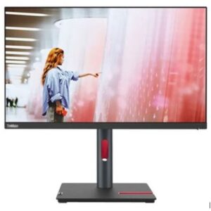 Lenovo ThinkVision P24q-30 23.8" 24" 24" QHD IPS Monitor 2K 2560x1440 16:9 Height Adjustable Tilt Swivel Pivot HDMI DP1.4 DP 4xUSB3.2 Hub 3yr