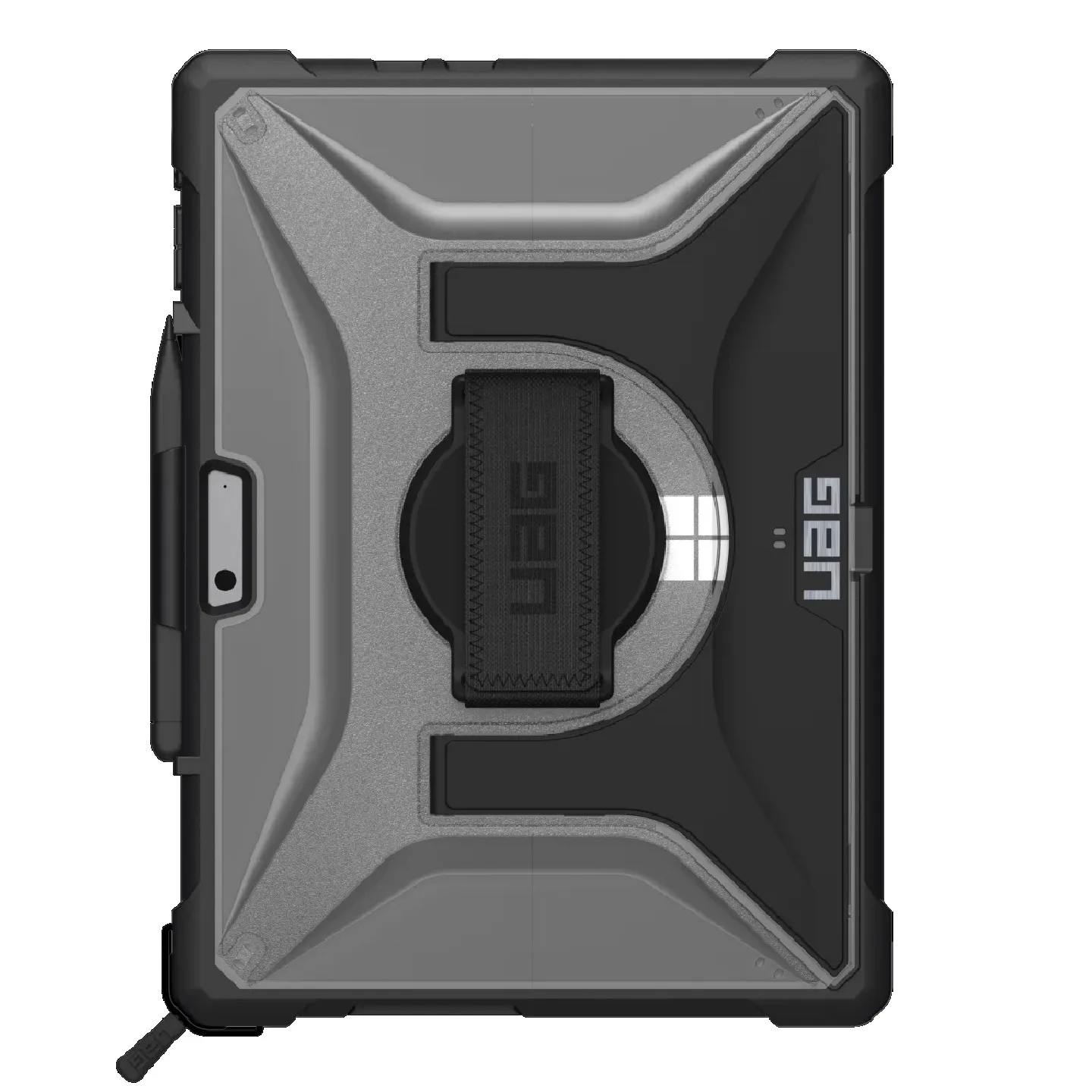 UAG Plasma Microsoft Surface Pro 11/Pro 10/Pro 9 Hand & Shoulder Strap Rugged Case -Ice (324012114343)