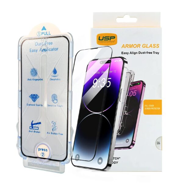 USP Apple iPhone 16 / iPhone 15 (6.1") Tempered Glass Screen Protector