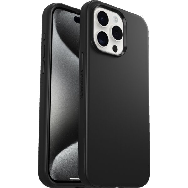 OtterBox Symmetry Apple iPhone 15 Pro Max (6.7") Case Black - (77-92631)