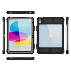 Generic Apple iPad (10.9") (10th Gen) WaterProof Case Black