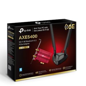 TP-Link Archer TXE75E AXE5400 Wi-Fi 6E Bluetooth 5.2 PCIe Adapter