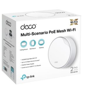 AX3000 Whole Home Mesh WiFi 6 System with PoE