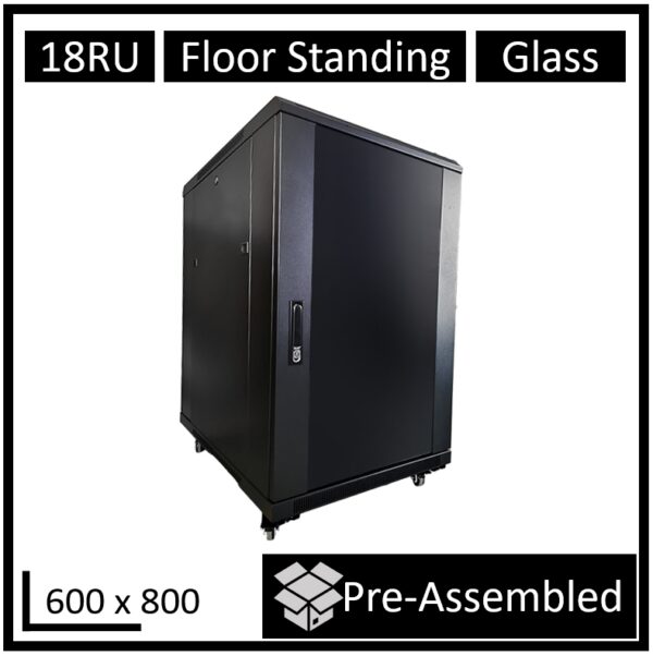 LDR Assembled 18U Server Rack Cabinet RCLDR-FS800-18U-A