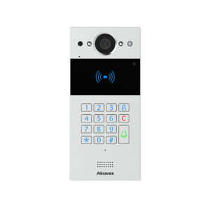 SIP INTERCOM WITH KEYPAD AND RF CARD READER SILVER