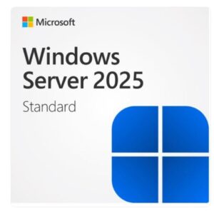 Microsoft Windows Svr Std 2025 English 1pkDSP OEI 2Cr NoMedia/Product Key in pack (POS Only)  COA License in Pack