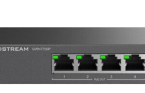 UNMANAGED NETWORK SWITCH 5 X GIGE 4 X POE