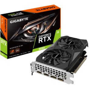 Gigabyte nVidia GeForce RTX 3050 WINDFORCE OC 6G 1.0 GDDR6 Video Card