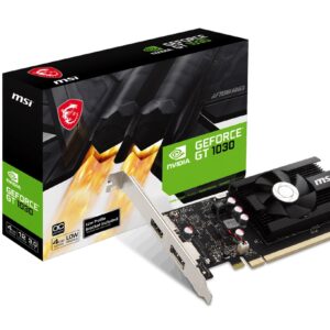 MSI nVidia GeForce GT 1030 4GD4 LP OC Video Card