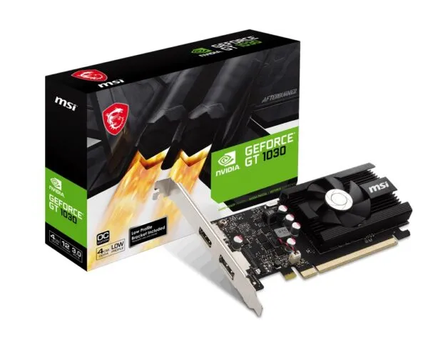 MSI nVidia GeForce GT 1030 4GD4 LP OC Video Card