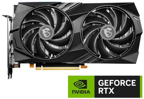 MSI nVidia GeForce RTX 4060 GAMING 8G Video Card  2595  MHz Boost Clock