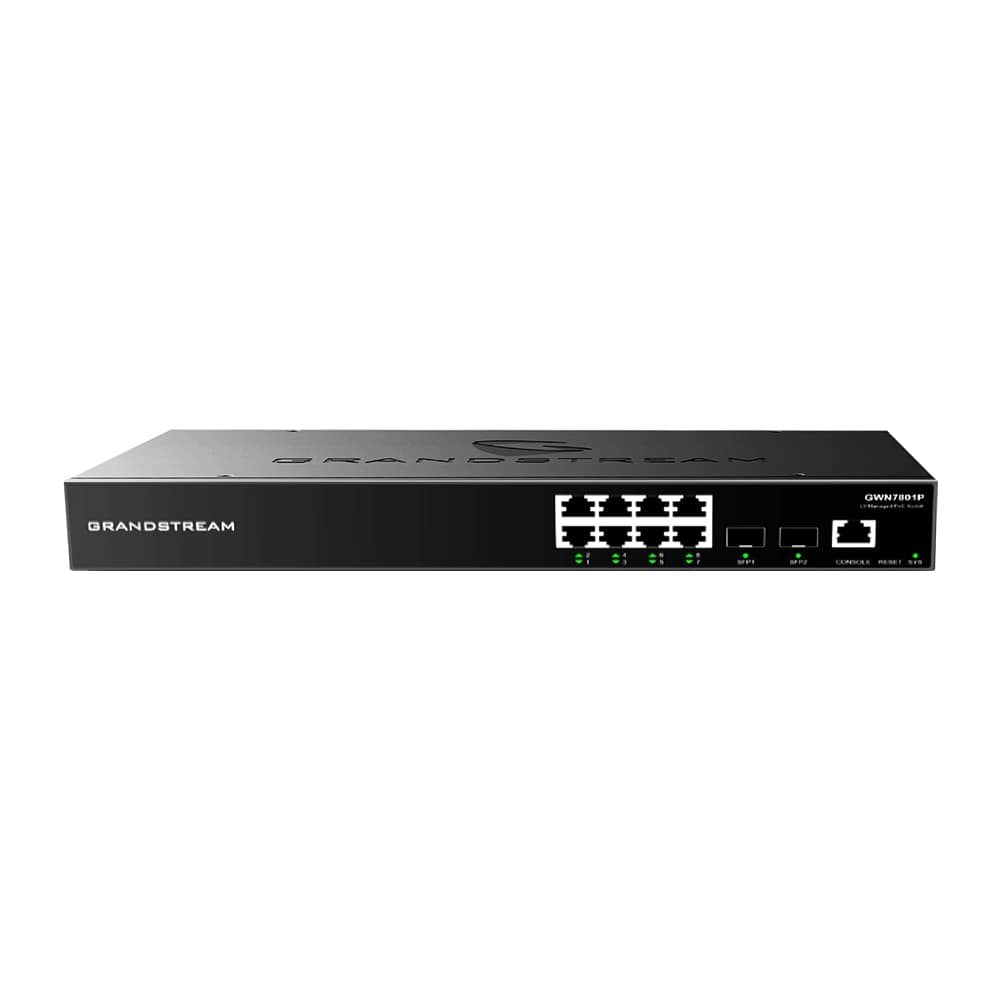 ENTERPRISE LAYER 2 MANAGED POE NETWORK SWITCH 8 X GIGE 2 X SFP FANLESS DESIGN