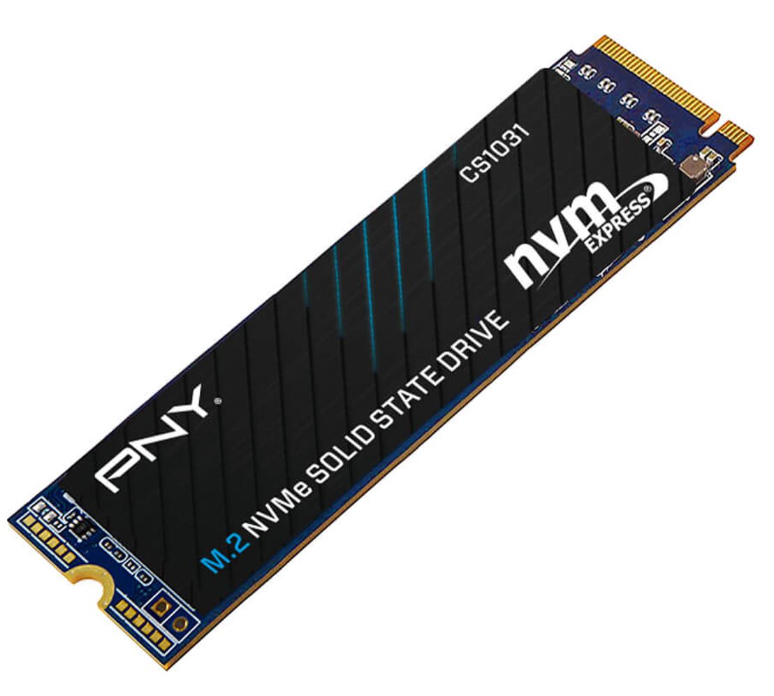 PNY CS1031 1TB NVMe SSD Gen3x4 M.2 2400MB/s 1750MB/s R/W 240TBW 2M hrs MTBF 5yrs wty