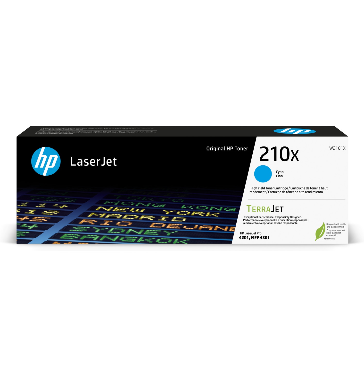 HP 210X Cyan Original LaserJet Toner Cartridge 5500pages