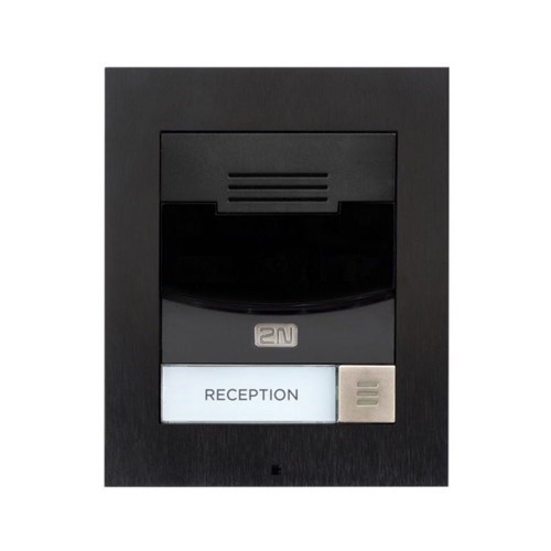 IP SOLO INTERCOM WITH CAMERA SURFACE MOUNT BLACK