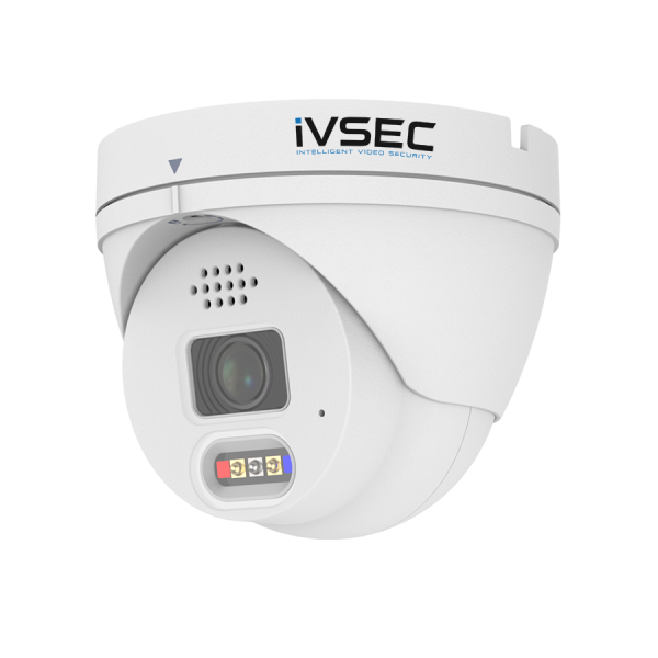 IVSEC TURRET IP CAMERA 12MP 3.6MM FIXED LENS 15FPS POE IP66 30M IR ADV DET