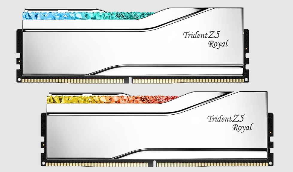 G.SKILL F5-6400J3239G32GX2-TR5S 64GB (2 x 32GB)/ DDR5 6400 MT/s/ Timings 32-39-39-102/ Voltage 1.4V/ TZ5 ROYAL S.