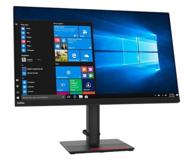 Lenovo ThinkVision T32p-20 31.5" UHD Monitor IPS 3840x2160 16:9 Anti-Glare Height Adjustable Tilt Swivel Pivot DP HDMI USB-C Audio 4xUSB3.1 Hub 3yr wty