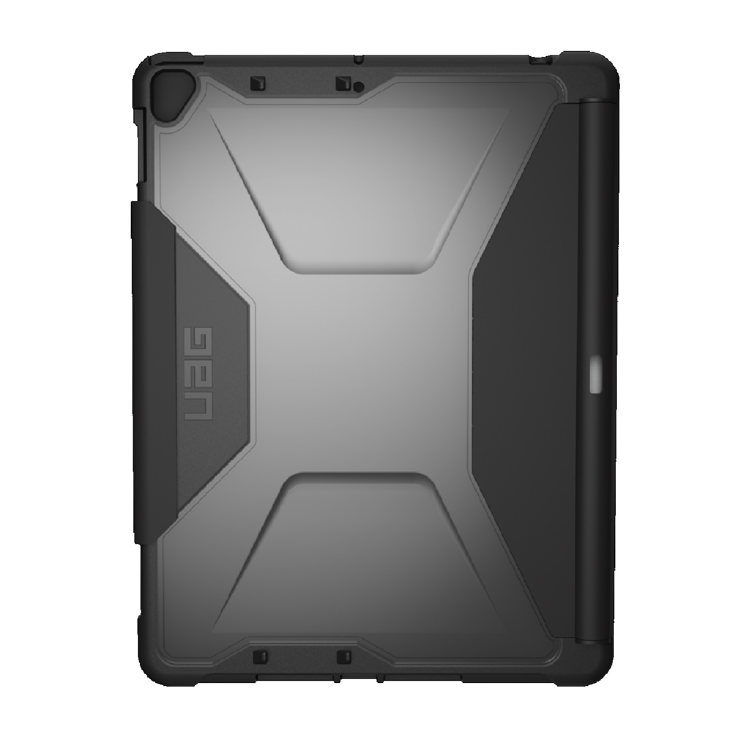 UAG Plyo Apple iPad (10.2") (9th/8th/7th Gen) Folio Rugged Case - Black/Ice (121912174043)