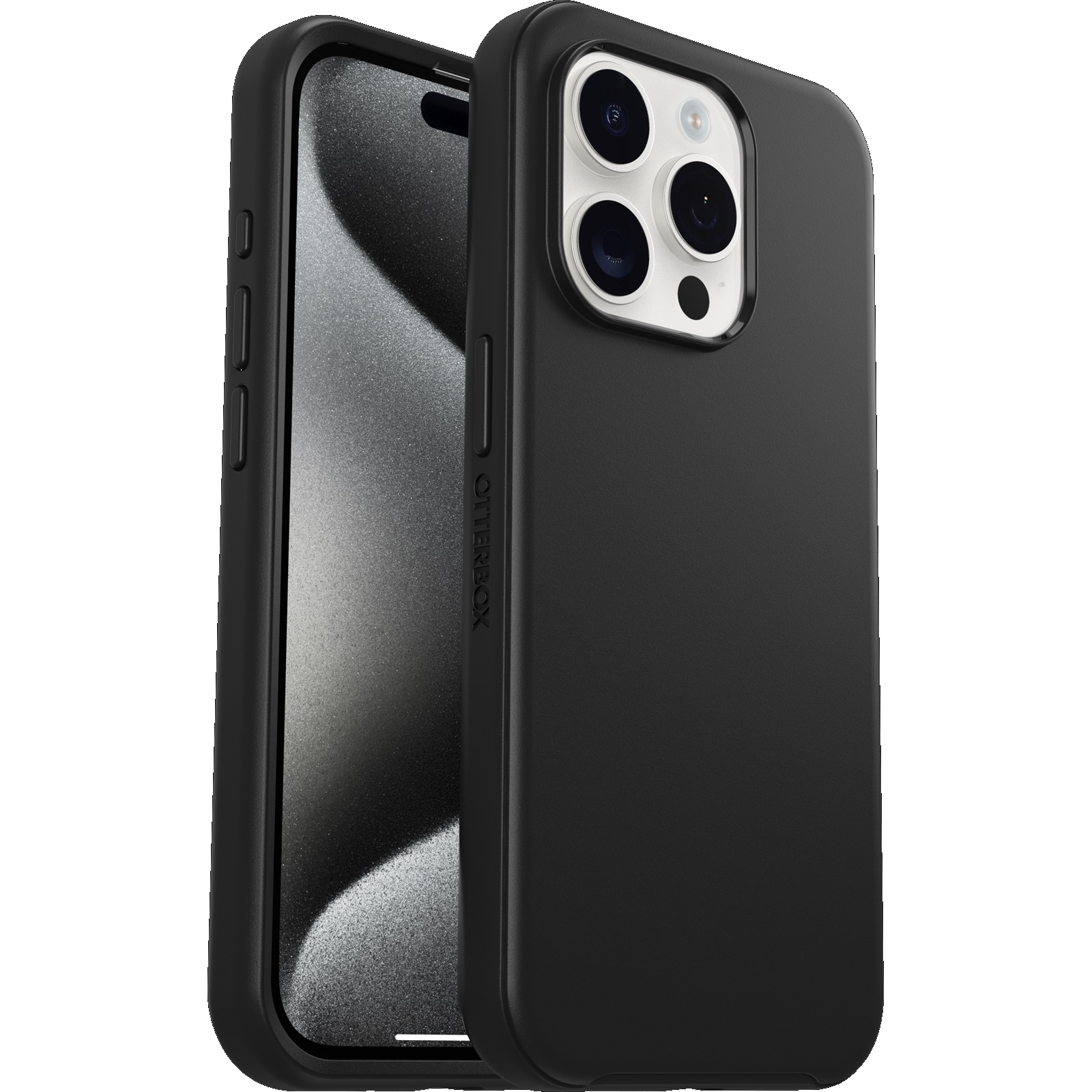 OtterBox Symmetry Apple iPhone 15 Pro (6.1") Case Black - (77-92622)