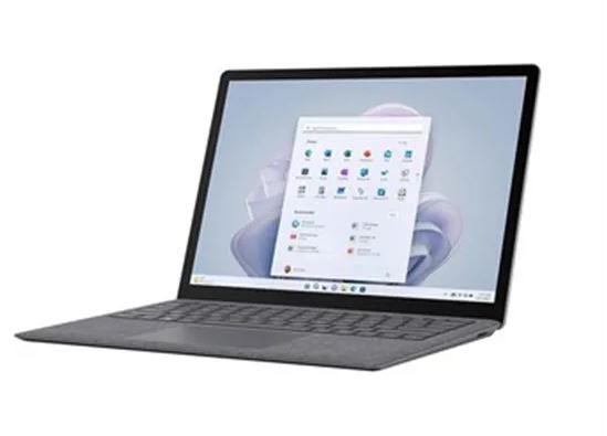 Microsoft Surface Laptop 5 TOUCH 13.5" Intel i7-1265U 16GB 256GB SSD Win11 PRO Intel Iris Xe Graphics USB-C WIFI BT 17hr Platinum ALCANTARA 1.6kg 2 YR WTY