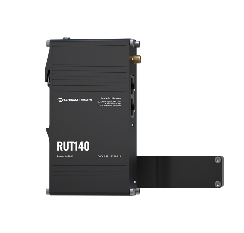 RUT140 is a compact industrial Ethernet router