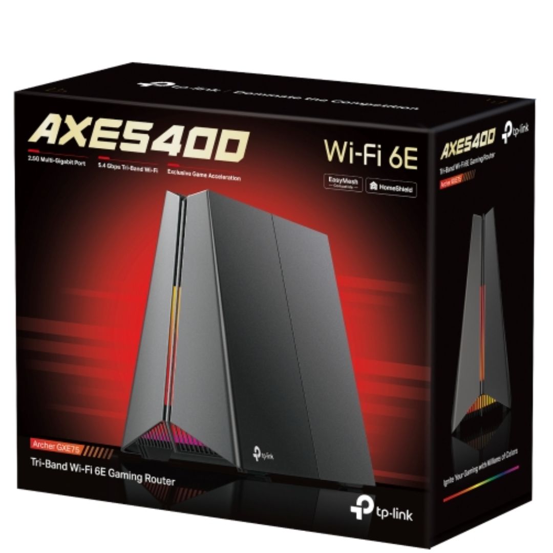 TP-Link Archer GXE75 AXE5400 Tri-Band Wi-Fi 6E Gaming Router