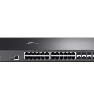TP-Link SX3832 Omada 24-Port 10GBASE-T L2+ Managed Switch with 8 10GE SFP+ Slots (SX3832);24× 1/2.5/5/10 Gbps RJ45 ports;8× 1/10 Gbps SFP+ slots; 640 – TP-LINK NWTL-SX3832 TP-Link Omada Product Image