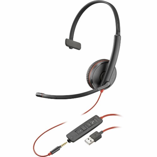 POLY BLACKWIRE 3215 MONAURAL USB-A HEADSET