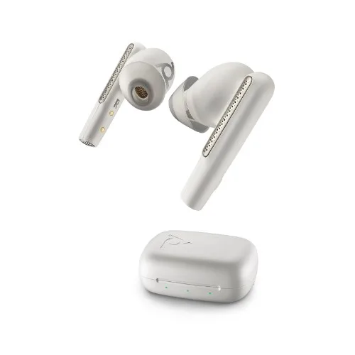 HPPOLY VOYAGER FREE 60 UC M WHIT E SAND EARBUDS BT700 USB-A AD APTER BASIC CHARGE CASEEarbuds
