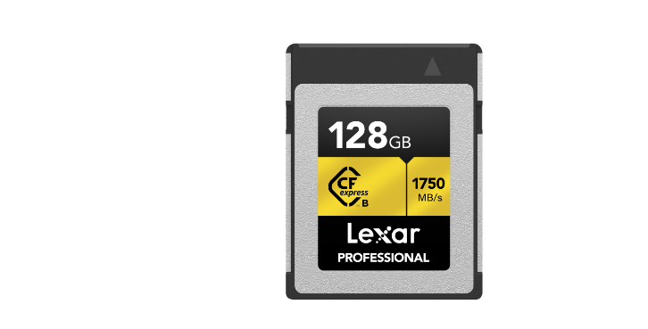 Lexar Professional Cfexpress Type B gold series128GB – CFexpress Type B 1750MB/s read