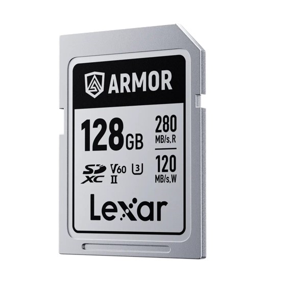 Lexar Professional ARMOR SILVER PRO 128GB SDXC™ UHS-II Card