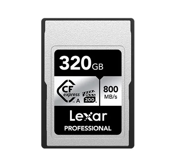 Lexar Professional  CFexpress ™Type  A  card Silver series 320GB -- CFexpress Type A Professional Silver Series