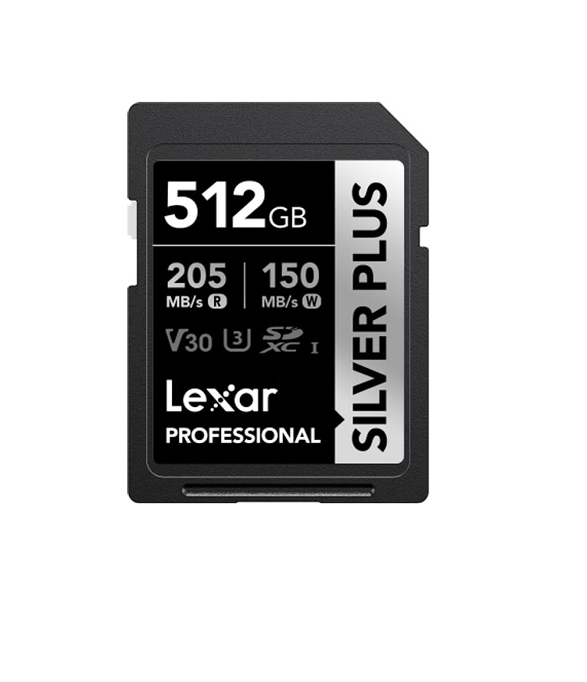 Lexar Professional SILVER PLUS 512GB SDXC™ UHS-I Card